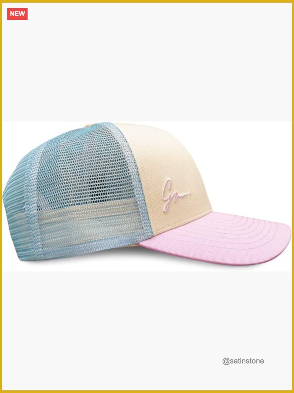Snapback Trucker Hat - Curved Bill Baseball Cap For Summer